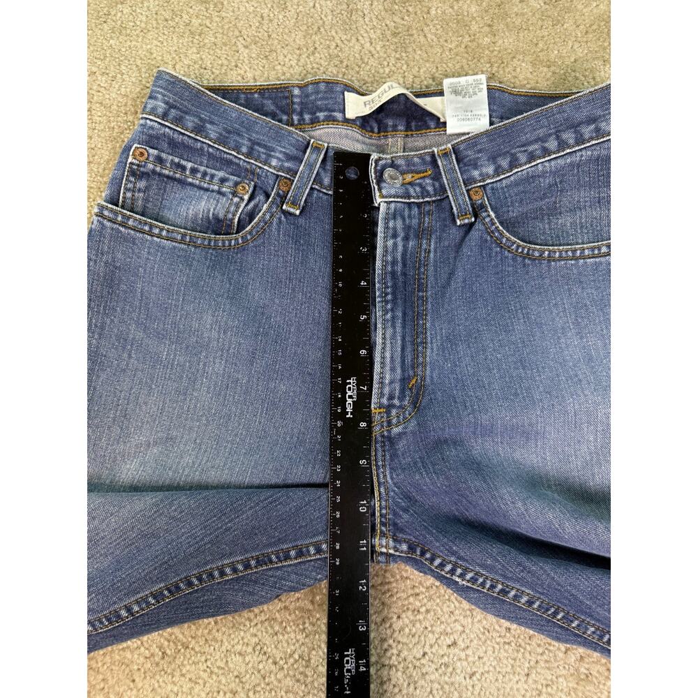 Vintage 00s Levi's 505 Blue Jeans Size 31x32 Classic Denim Y2K Western C097 - Picture 9 of 13